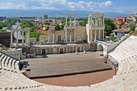 Plovdiv - pozůstatky římského amfiteátru