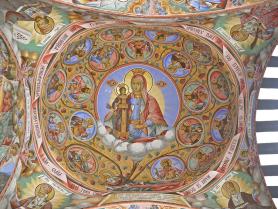 Klášter Rilski Manastir - nástěnná malba
