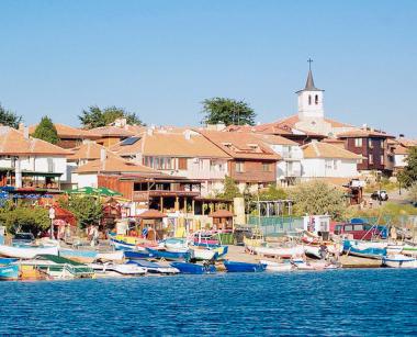 Část bulharského města Nesebar