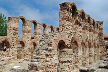 Nesebar v Bulharsku a staré město